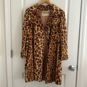 Vintage Abraham & Strauss Leopard Fur Coat